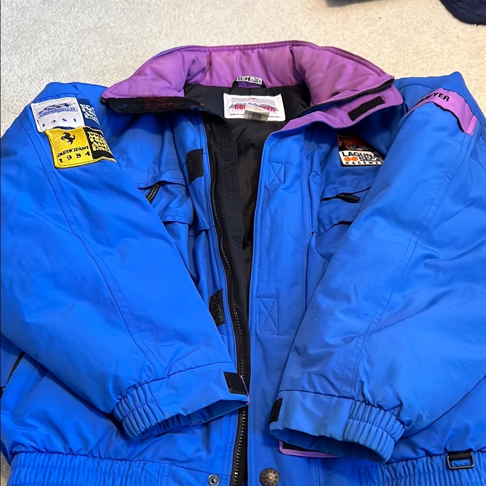 Obermeyer Blue and Purple Ski Jacket